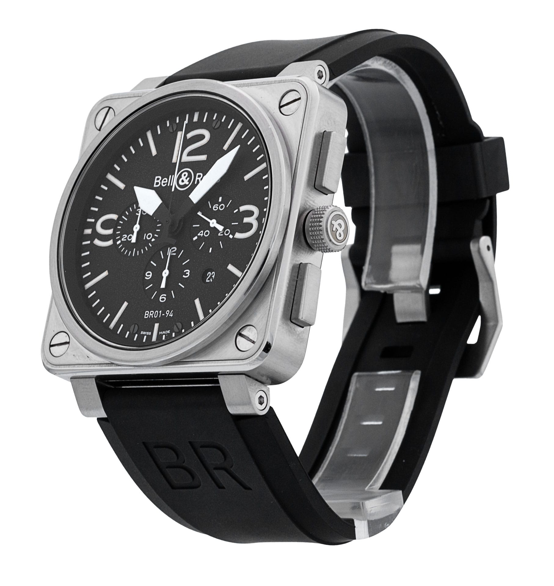 Bell and Ross BR01-94 Chronograph BR0194-BL-ST Thumbnail 2