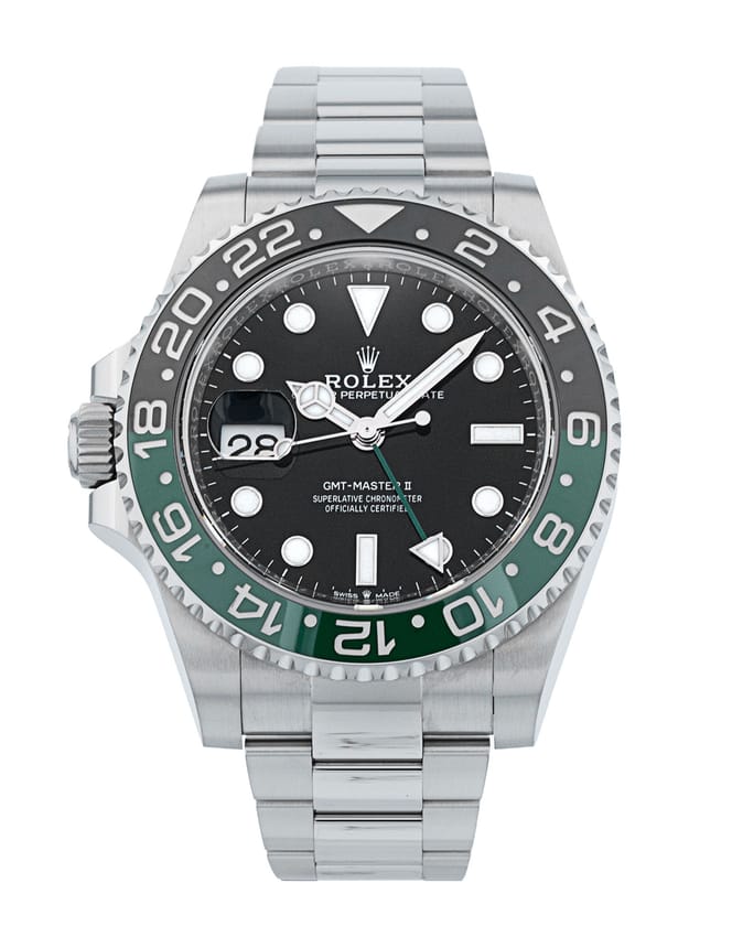 Rolex GMT Master II Sprite - Black Dial & Bracelet Strap