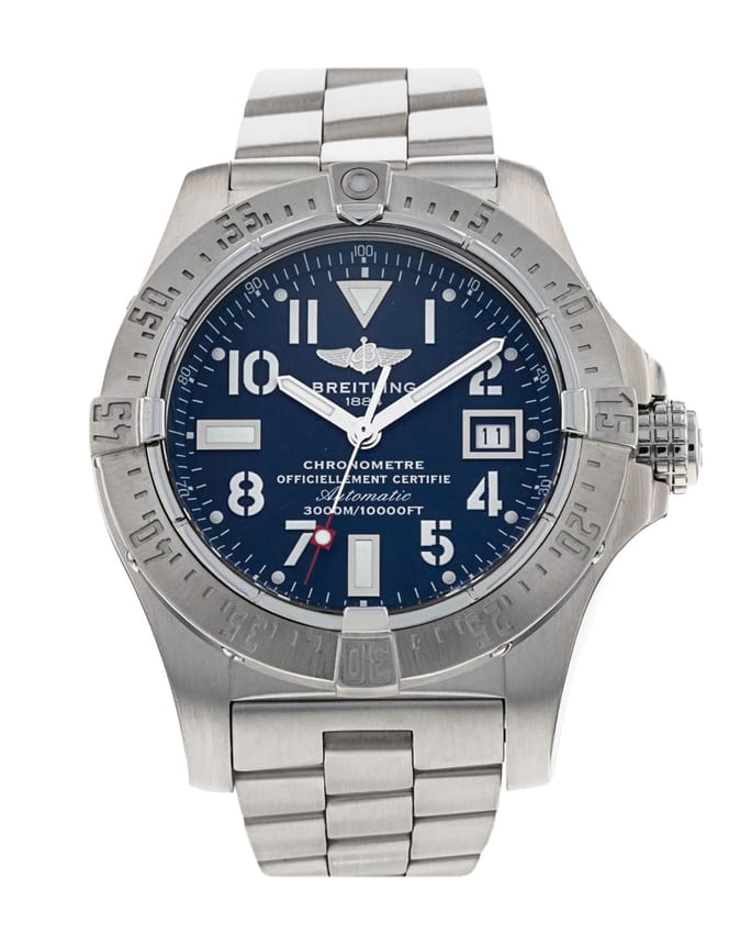 Breitling Avenger Seawolf - Blue Arabic Dial