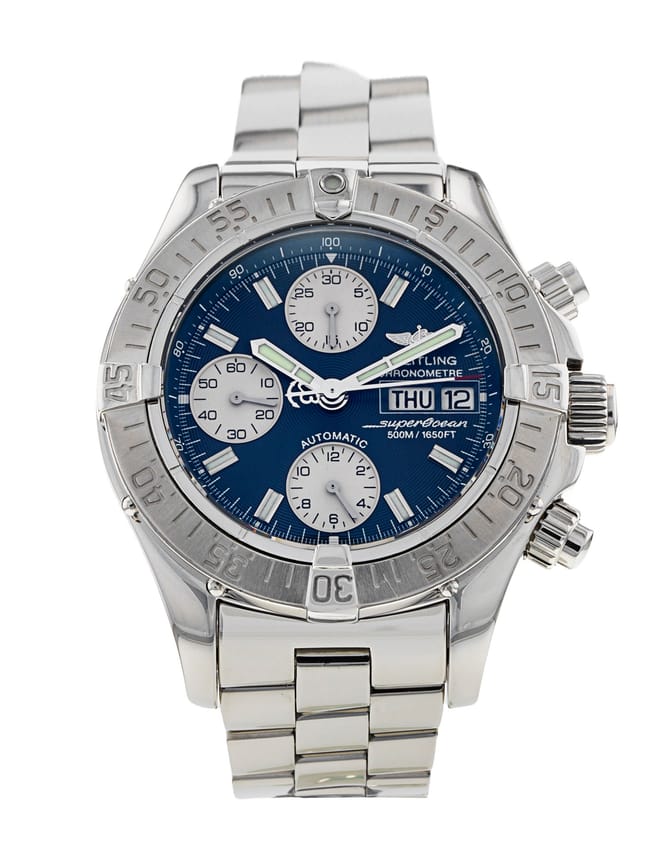 Breitling SuperOcean Chrono - Blue Baton Dial