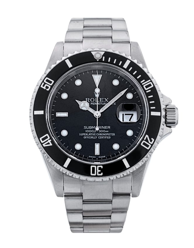 Rolex Submariner 16610 - Black Dial & Bracelet Strap