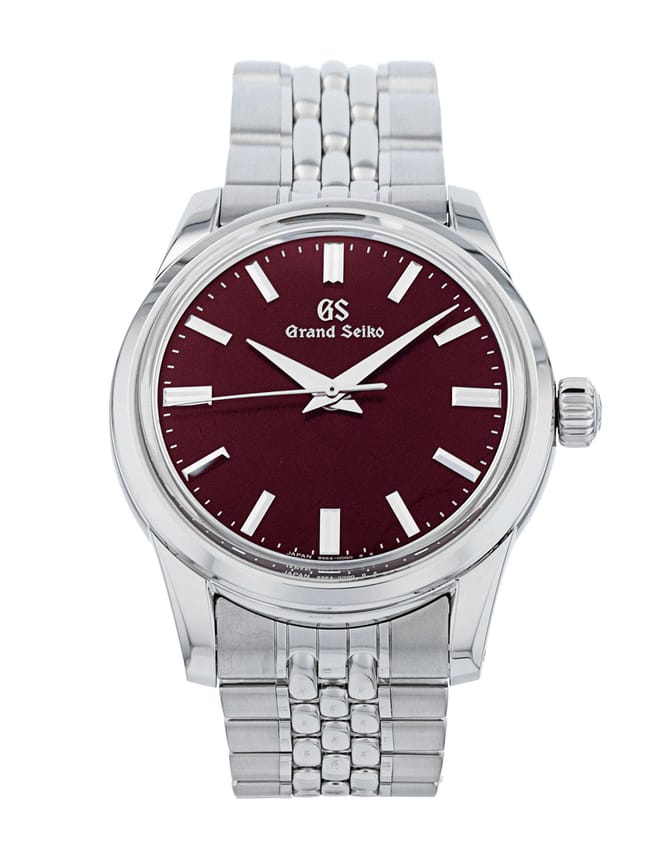 Grand Seiko Elegance Collection - Burgundy Baton Dial