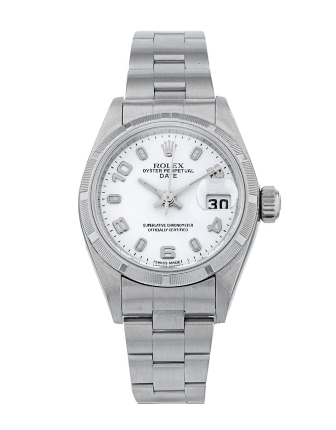 Rolex Datejust Lady - White Arabic Dial & Bracelet Strap