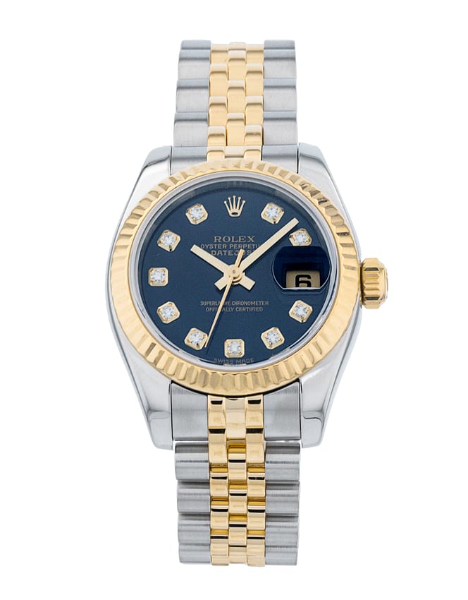 Rolex Datejust Lady - Blue Diamond Dial & Bracelet Strap