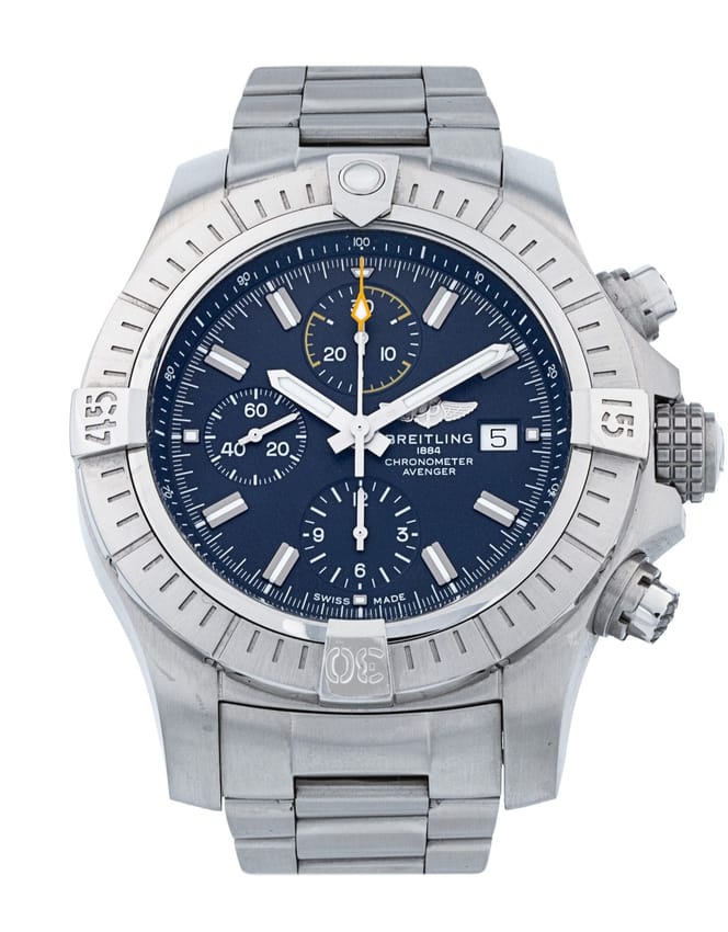 Breitling Super Avenger II - Blue Baton Dial