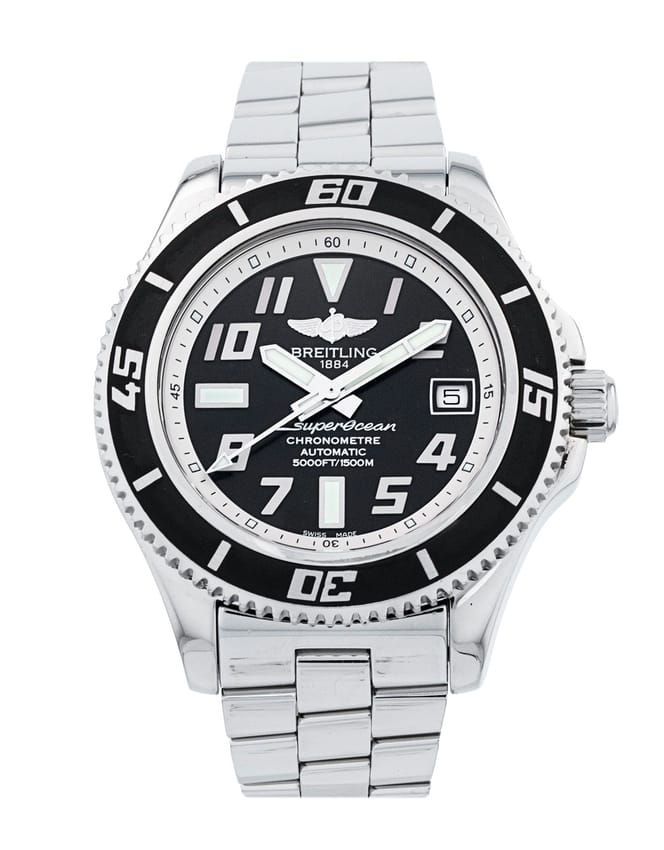 Breitling SuperOcean II - Black Arabic Dial