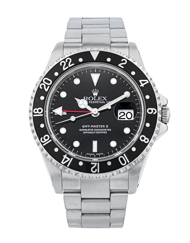 Rolex GMT Master II 16710 - Black Dial & Bracelet Strap