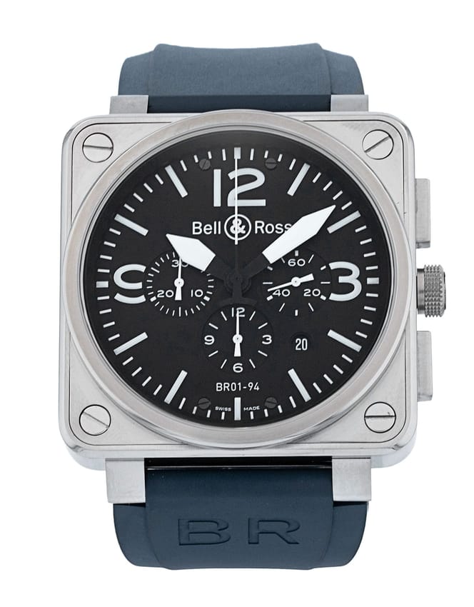Bell and Ross BR01-94 - Black Quarter Arabic Dial