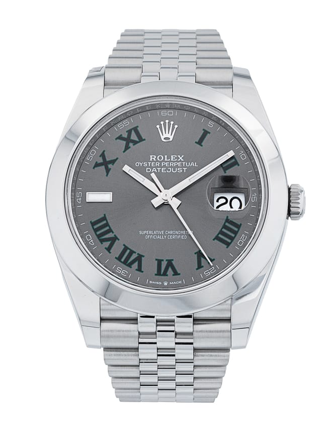 Rolex Datejust 41 - Slate Roman Numeral Dial
