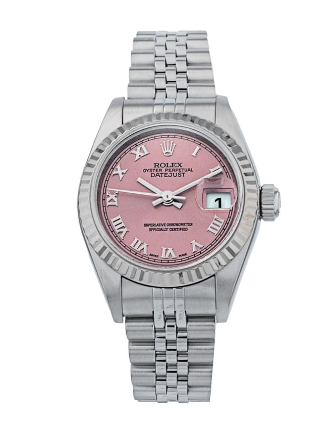 Rolex Datejust Lady - Pink Roman Numeral Dial