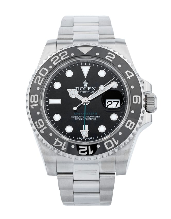 Rolex GMT Master II 116710 LN - Black Dial & Bracelet Strap