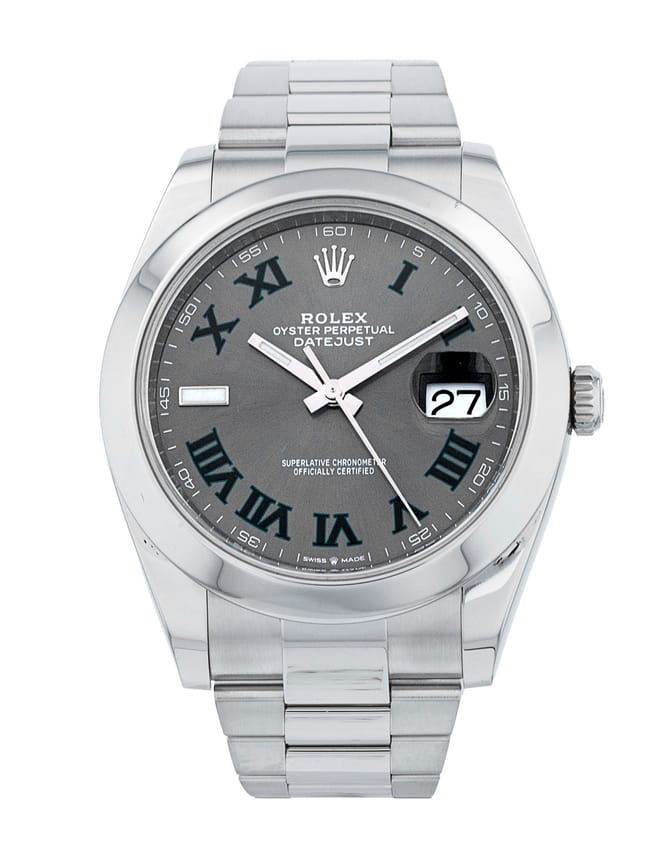Rolex Datejust 41 - Slate Roman Numeral Dial