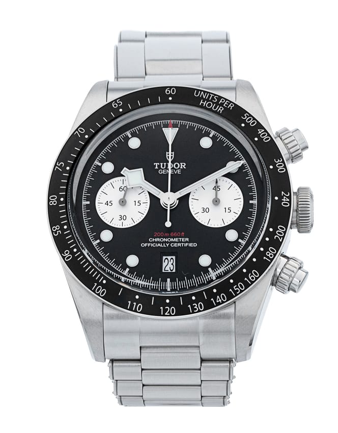 Tudor Black Bay Chrono - Black Dial & Bracelet Strap