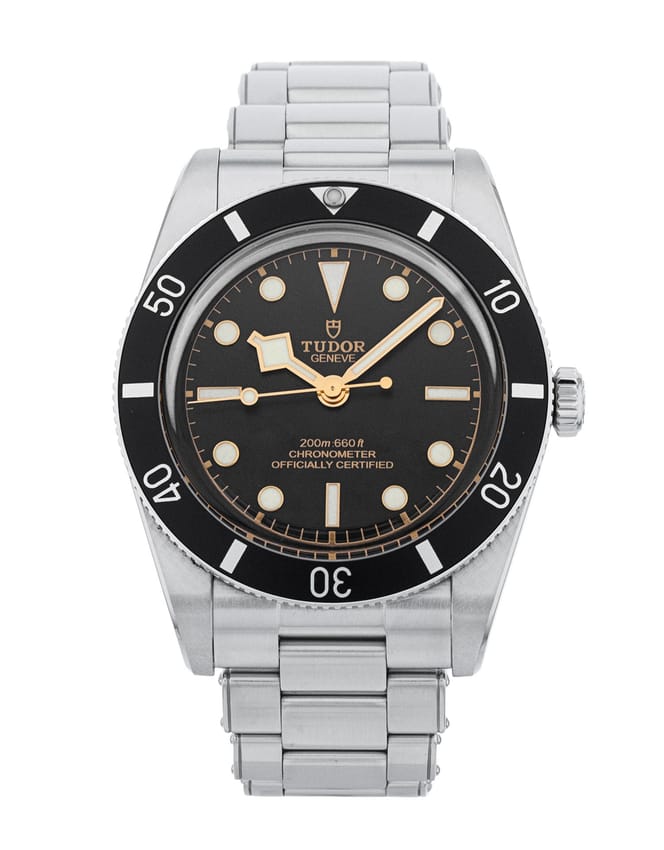 Tudor Black Bay 54 - Black Dial & Bracelet Strap