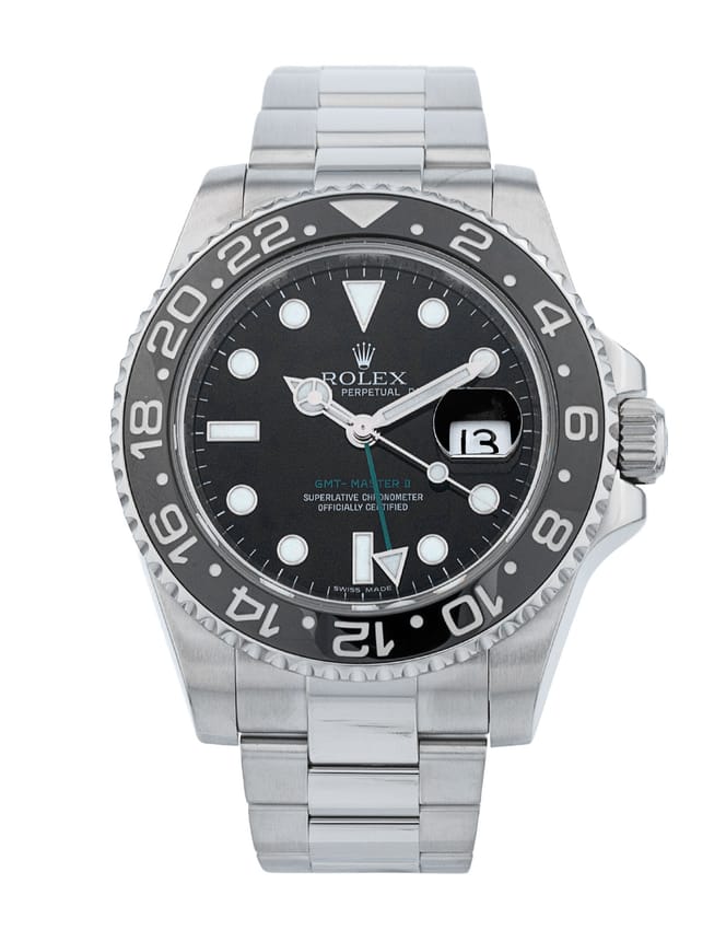 Rolex GMT Master II 116710 LN - Black Dial & Bracelet Strap