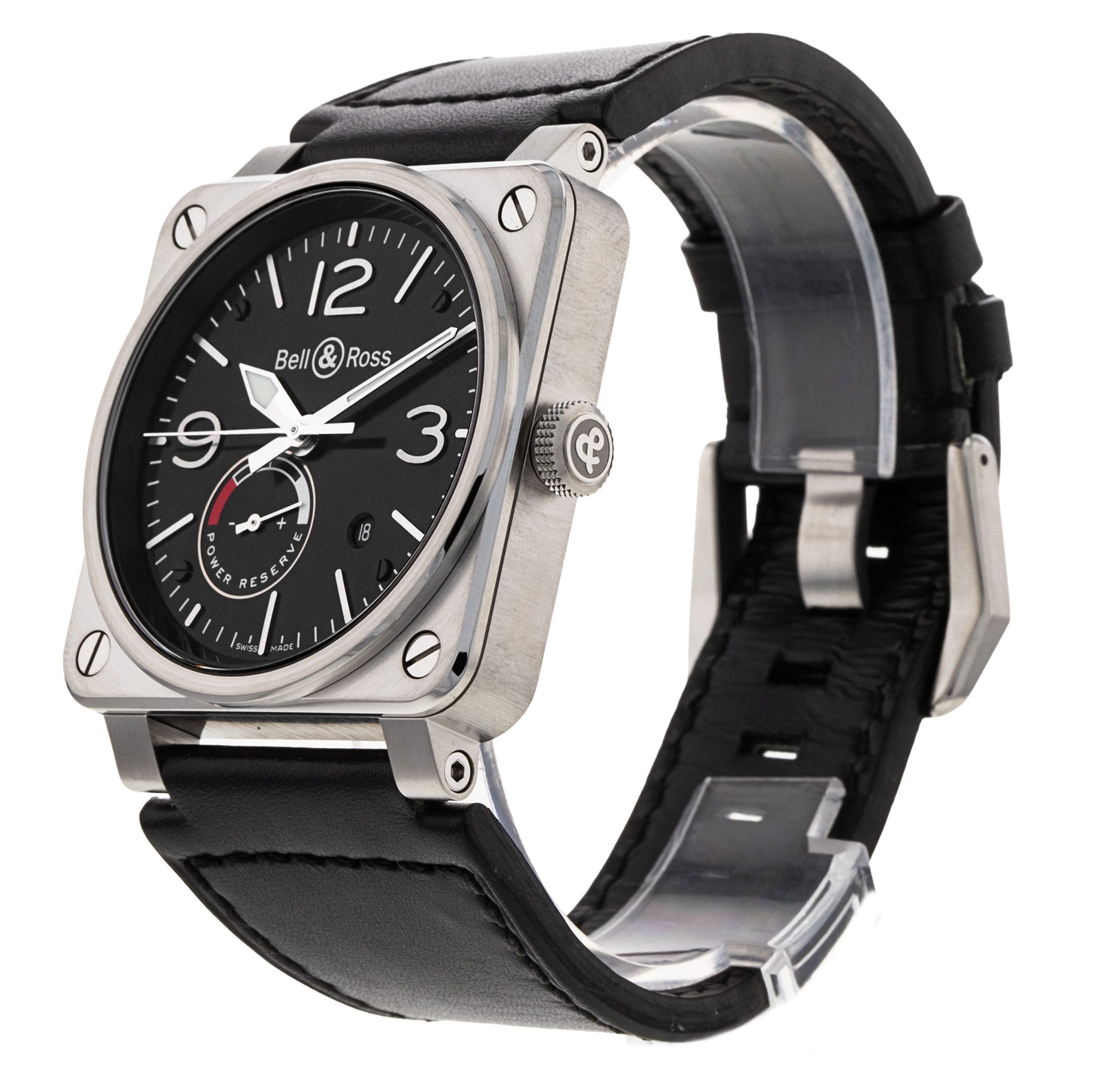Bell and Ross Aviation BR0397-BL-SI/SCA Thumbnail 2