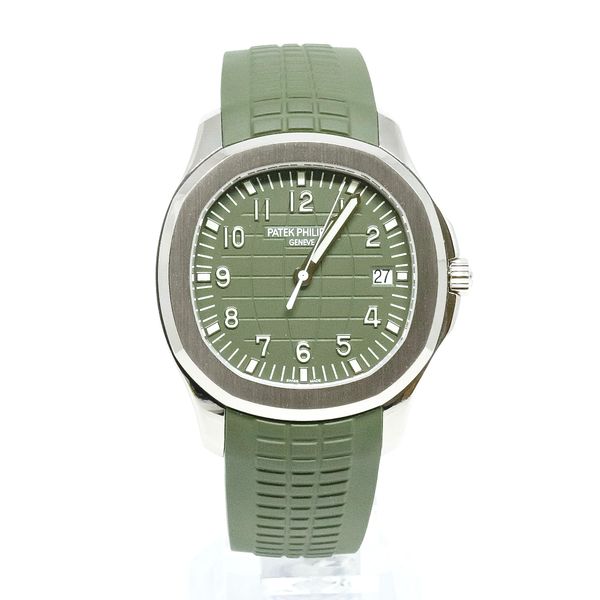 Patek Philippe Aquanaut Khaki Arabic Dial Rubber Strap