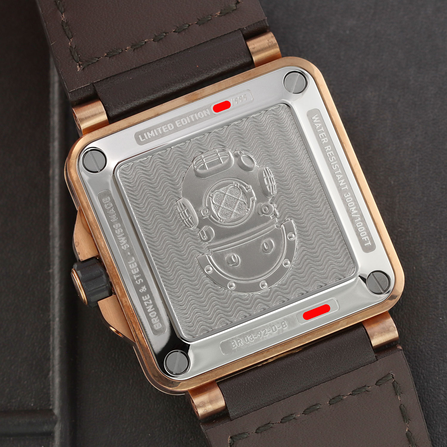 Bell and Ross BR 03 BR0392-D-WH-BR/SCA Thumbnail 4