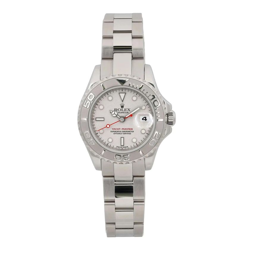 Rolex Yacht-Master 169622 - Platinum Dial & Bracelet Strap