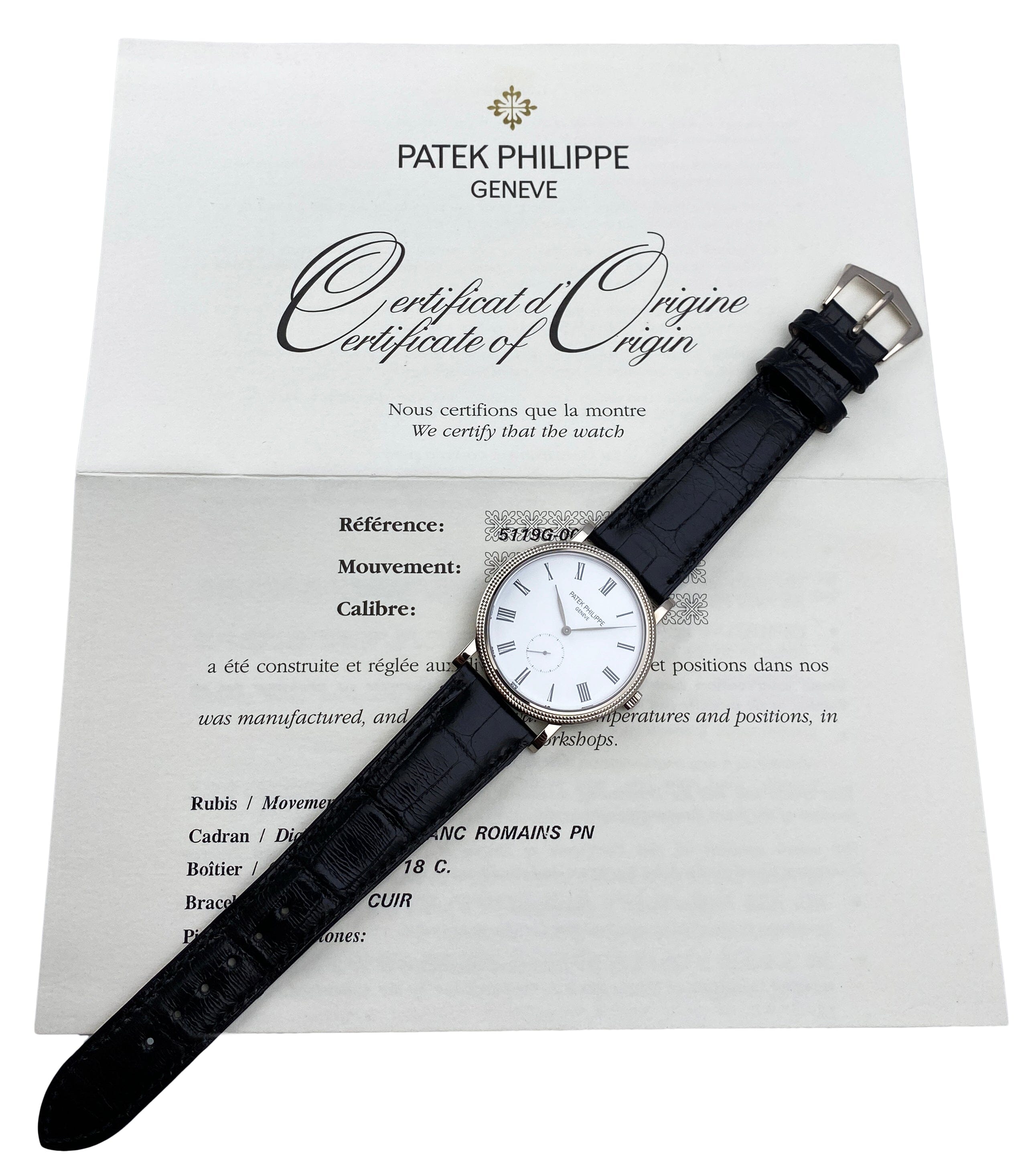 Patek Philippe Calatrava 5119G-001 Thumbnail 2