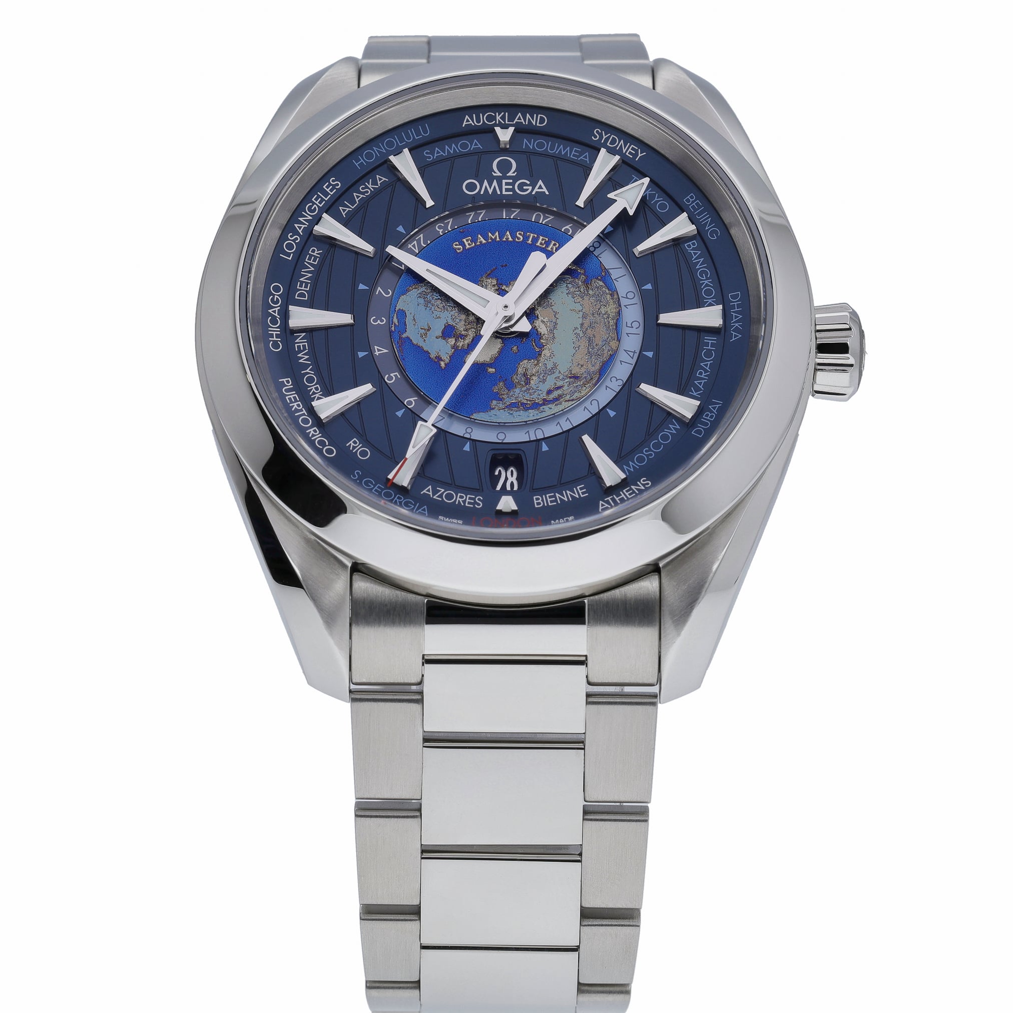 Omega Aqua Terra 150m GMT 220.10.43.22.03.001 Thumbnail 6