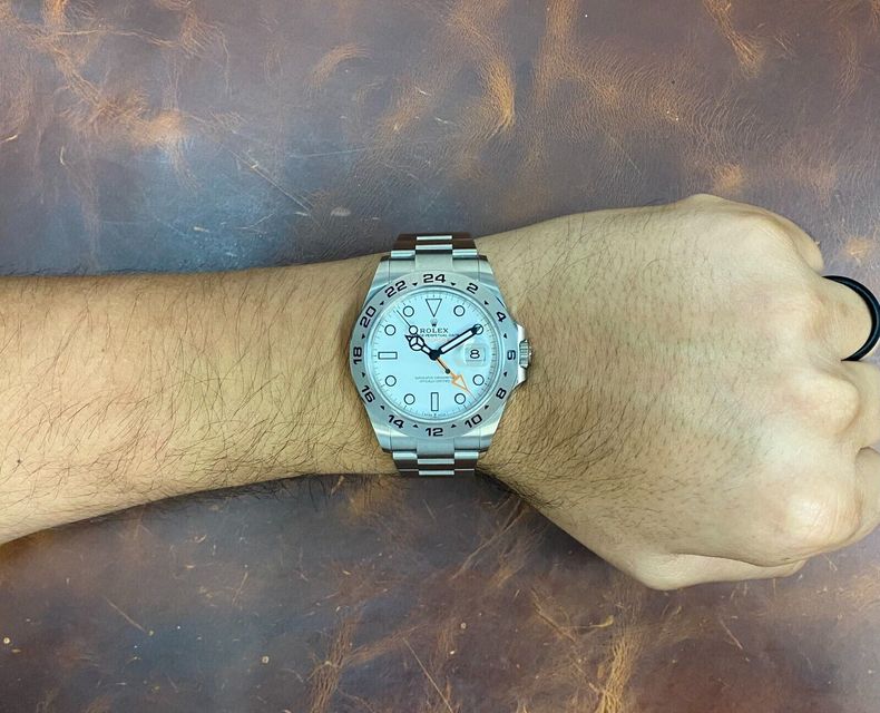 Rolex Explorer II 226570 White Dial Bracelet Strap