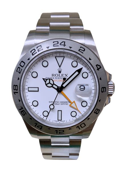 Rolex Explorer II 216570 White Dial Bracelet Strap
