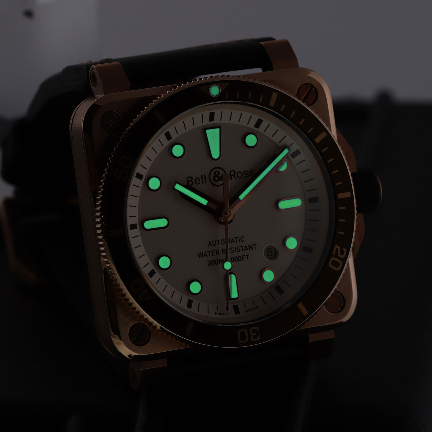 Bell and Ross BR 03 BR0392-D-WH-BR/SCA Thumbnail 5