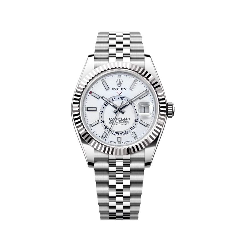 Rolex Sky-Dweller 336934 - White Dial & Bracelet Strap