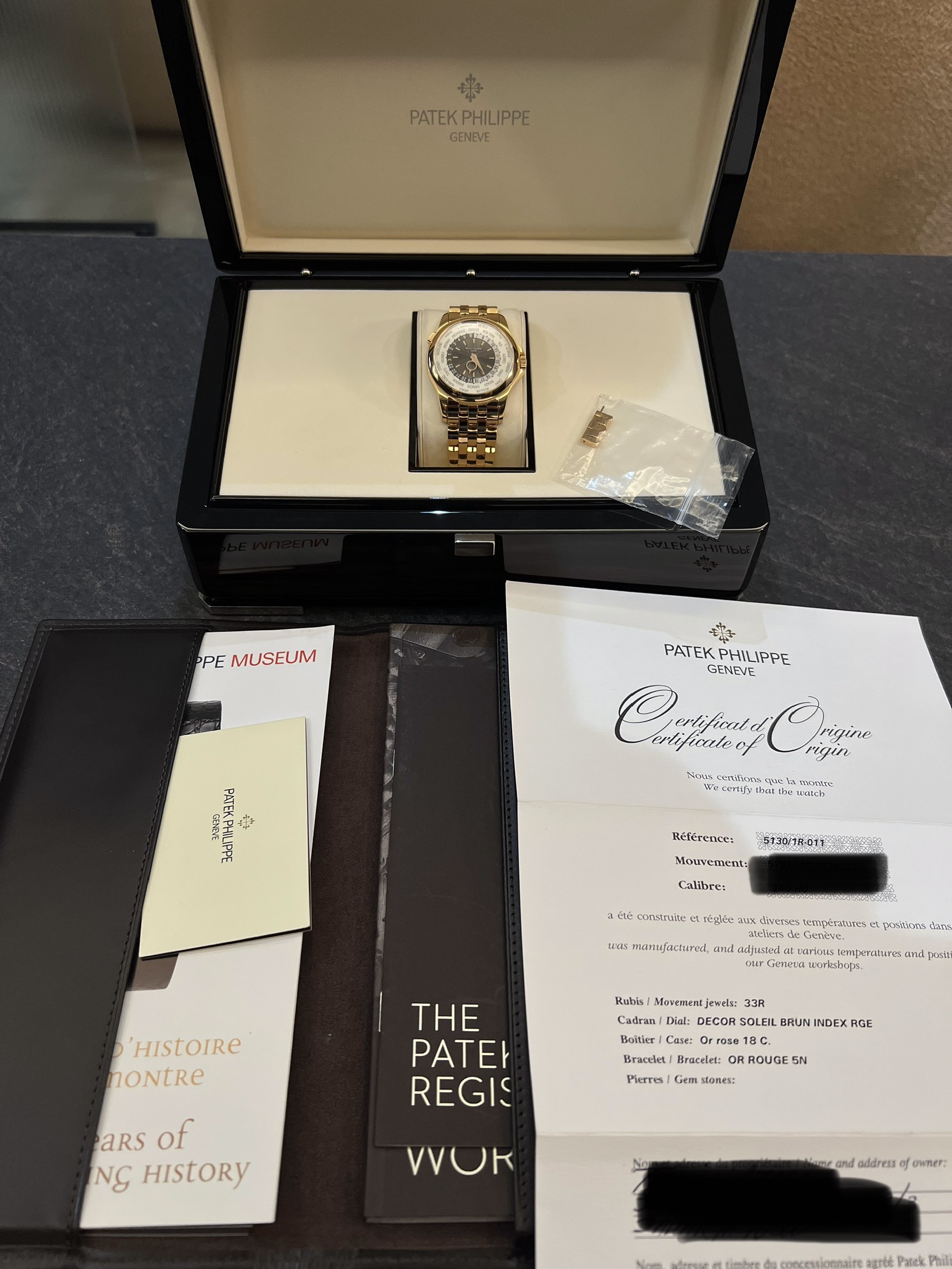 Patek Philippe World Time 5130/1R-011 Thumbnail 7