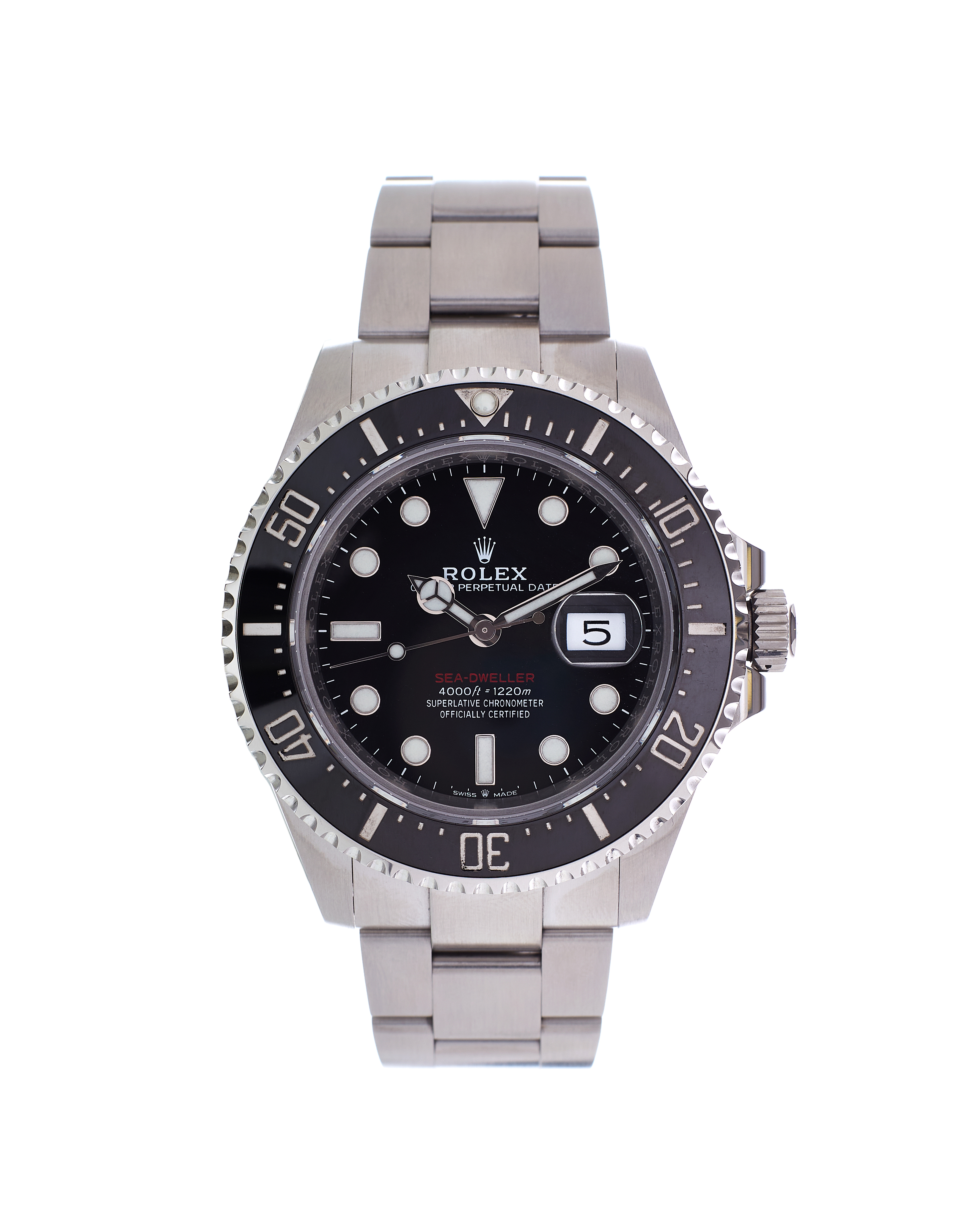 Rolex Sea-Dweller 126600 Black Dial Bracelet Strap