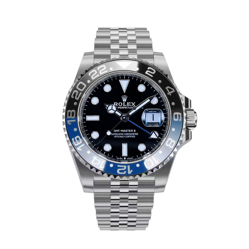 Rolex GMT Master II - Black Dial & Bracelet Strap