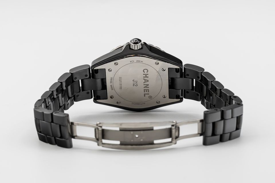 Chanel J12 H0685 - Black Arabic Dial & Bracelet Strap