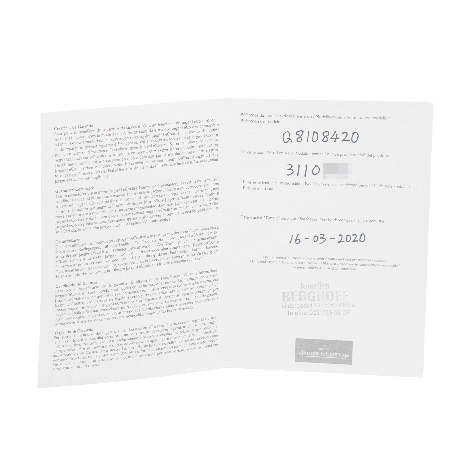 Jaeger-LeCoultre Geophysic 8108420 Thumbnail 3