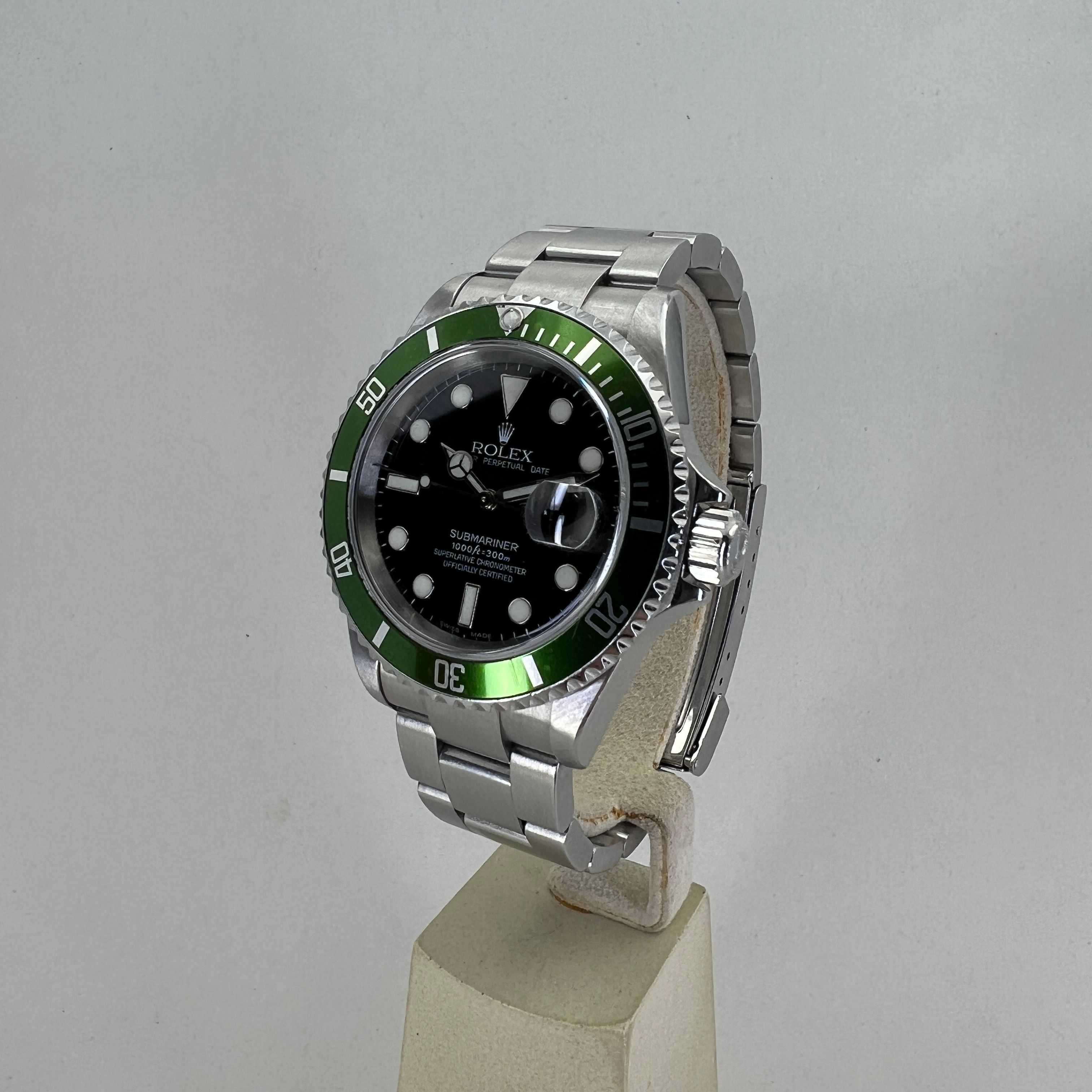 Rolex Submariner 16610 LV Flat Four Thumbnail 6