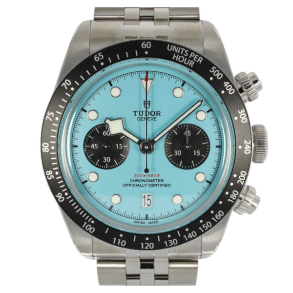 Tudor Black Bay Chrono Turquoise Dial Bracelet Strap