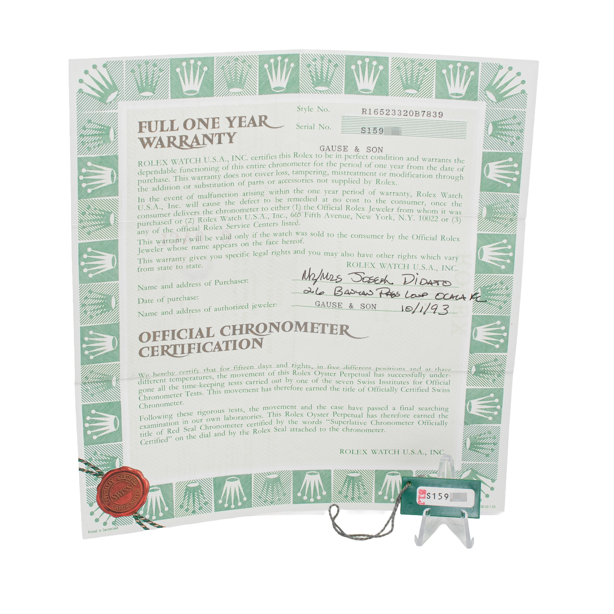 Rolex Daytona 16523 Thumbnail 3