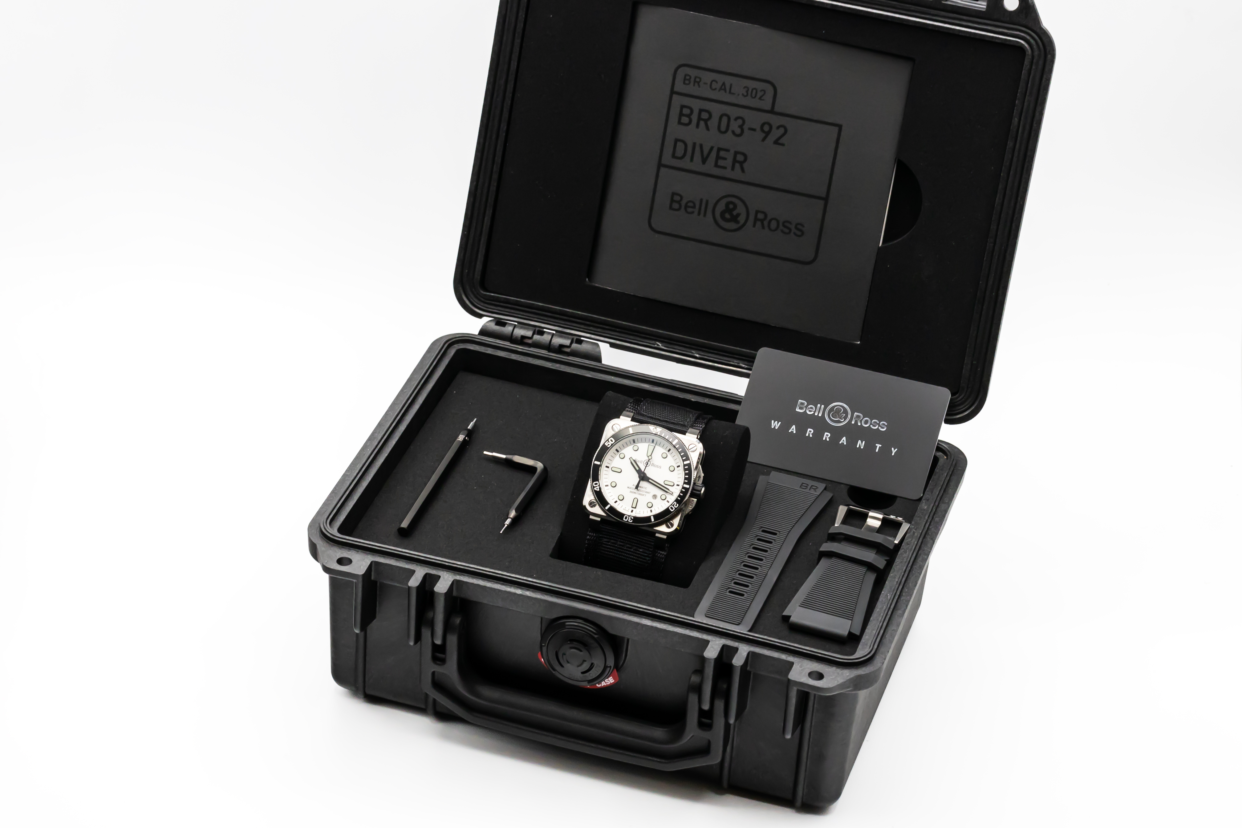 Bell and Ross BR03-92 BR0392-D-WH-ST/SRB Thumbnail 7