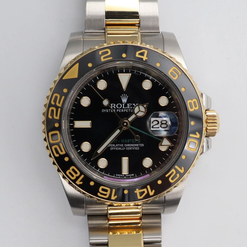 Rolex GMT Master II 116713 LN - Black Dial & Bracelet Strap
