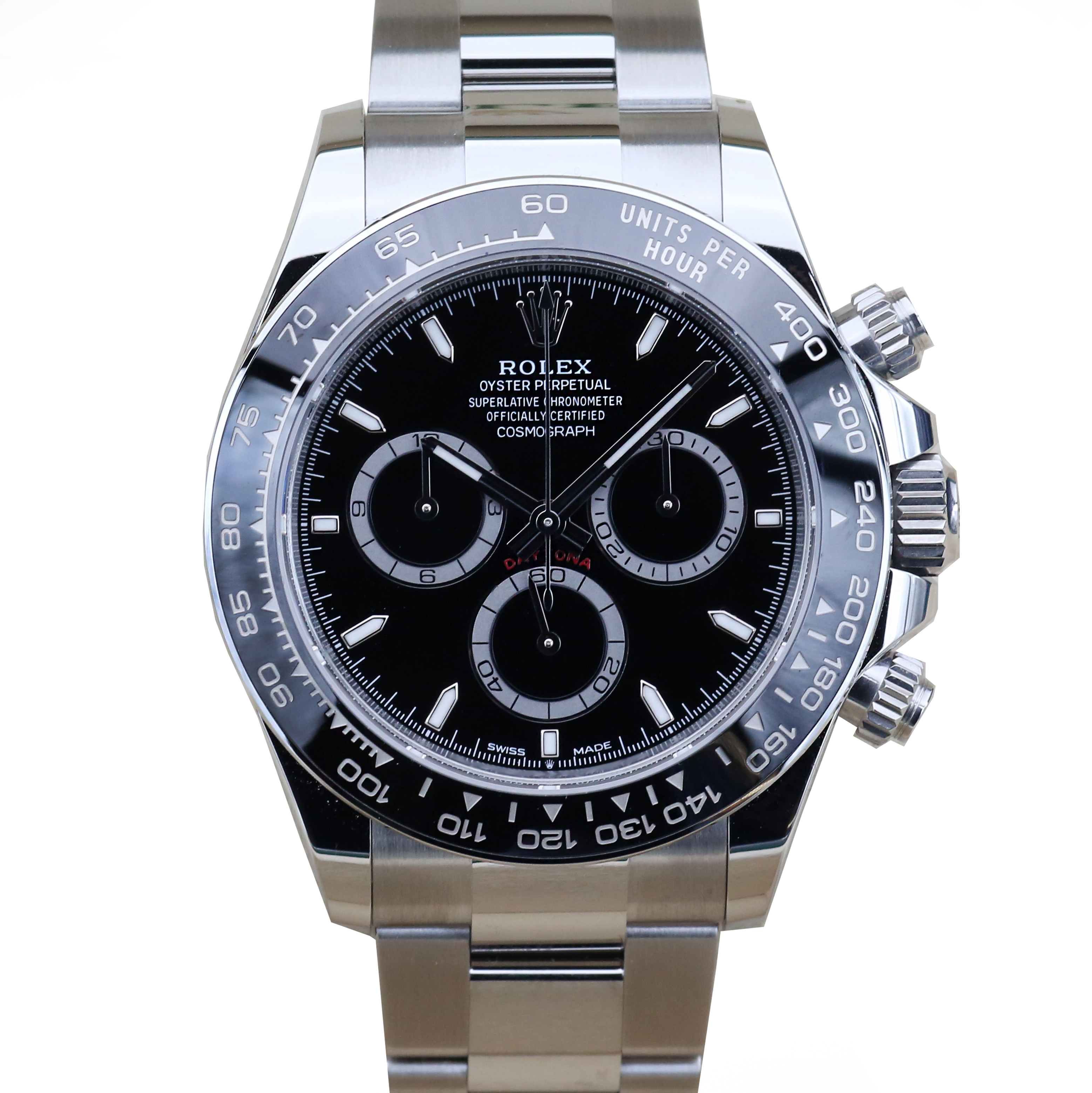 Rolex Daytona Schwarz Zifferblatt