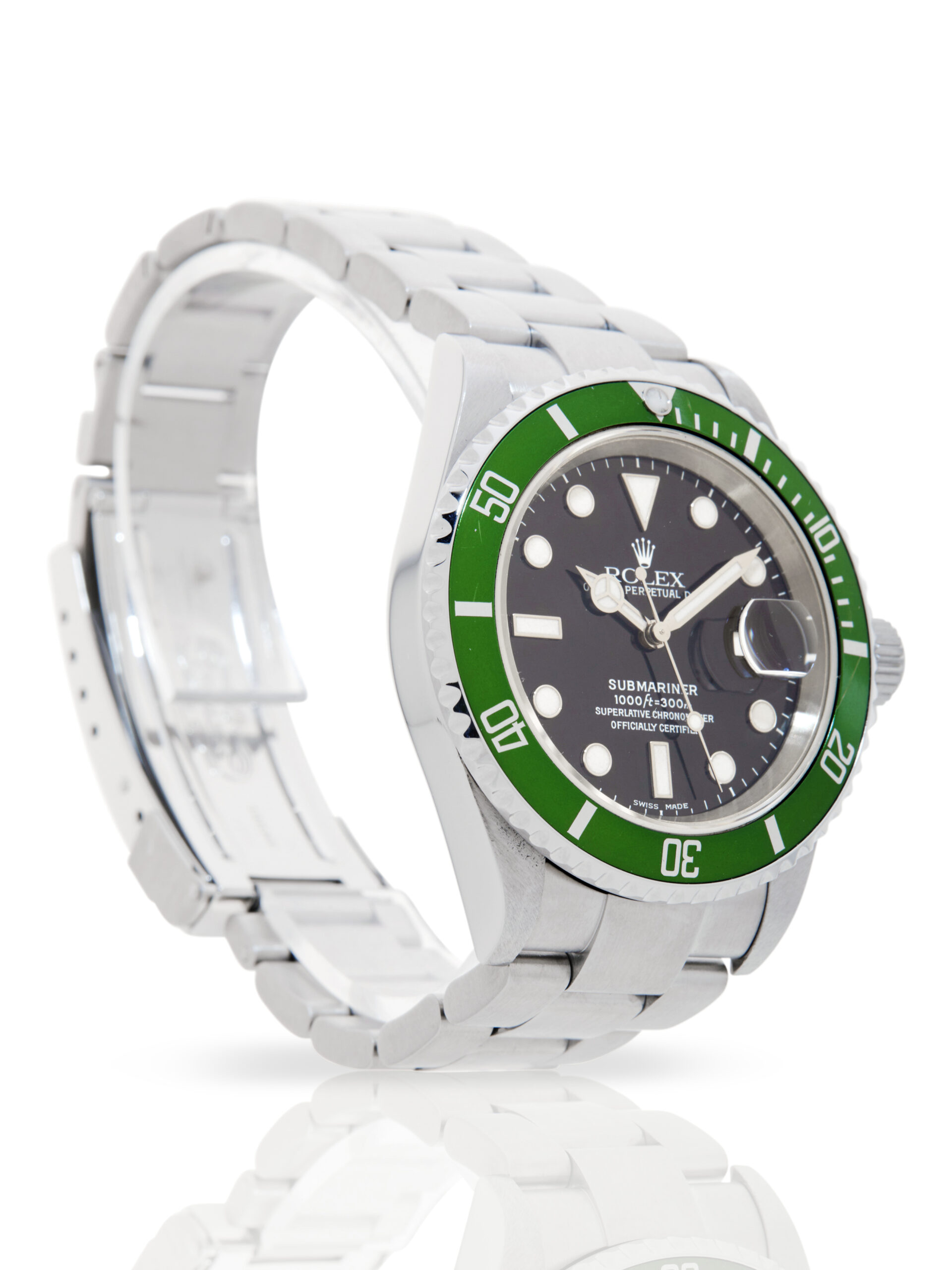 Rolex Submariner 16610 LV Flat Four Thumbnail 3