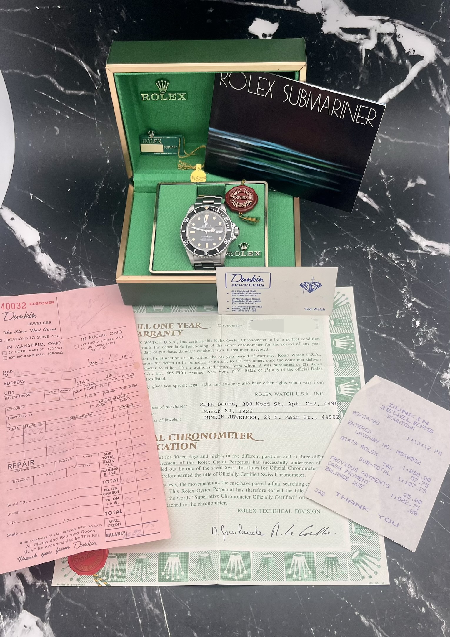 Rolex Submariner 16800 Thumbnail 5