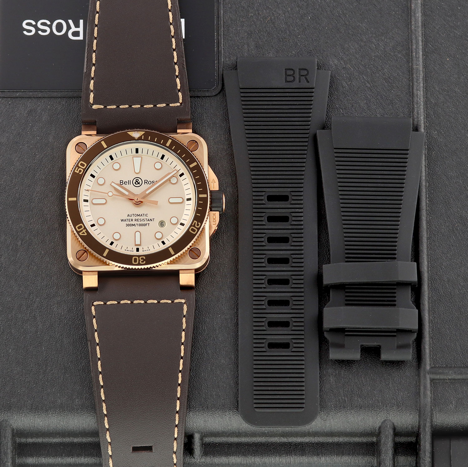 Bell and Ross BR 03 BR0392-D-WH-BR/SCA Thumbnail 2