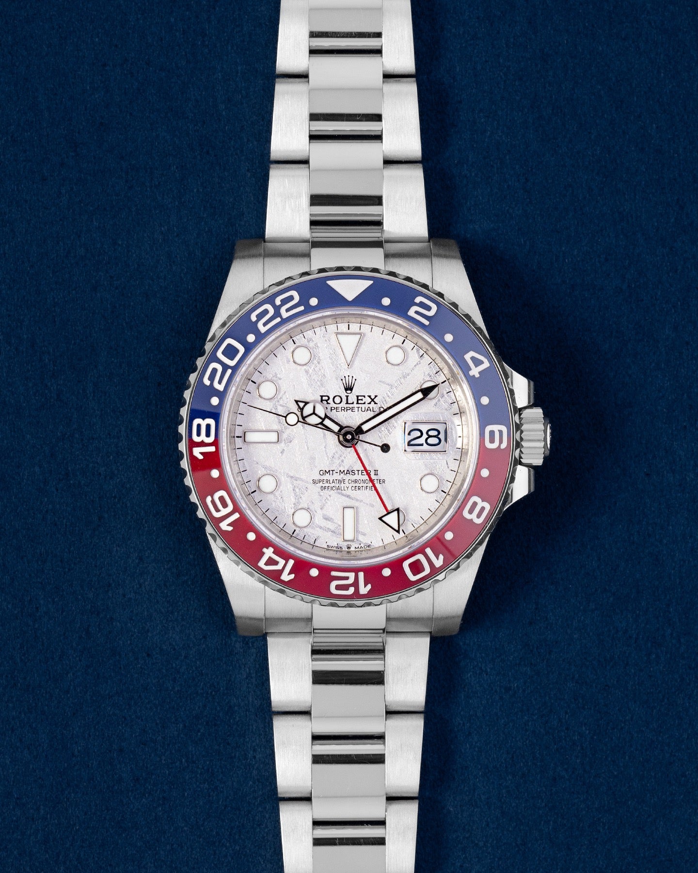 Rolex GMT Master II Meteorite Dial Bracelet Strap