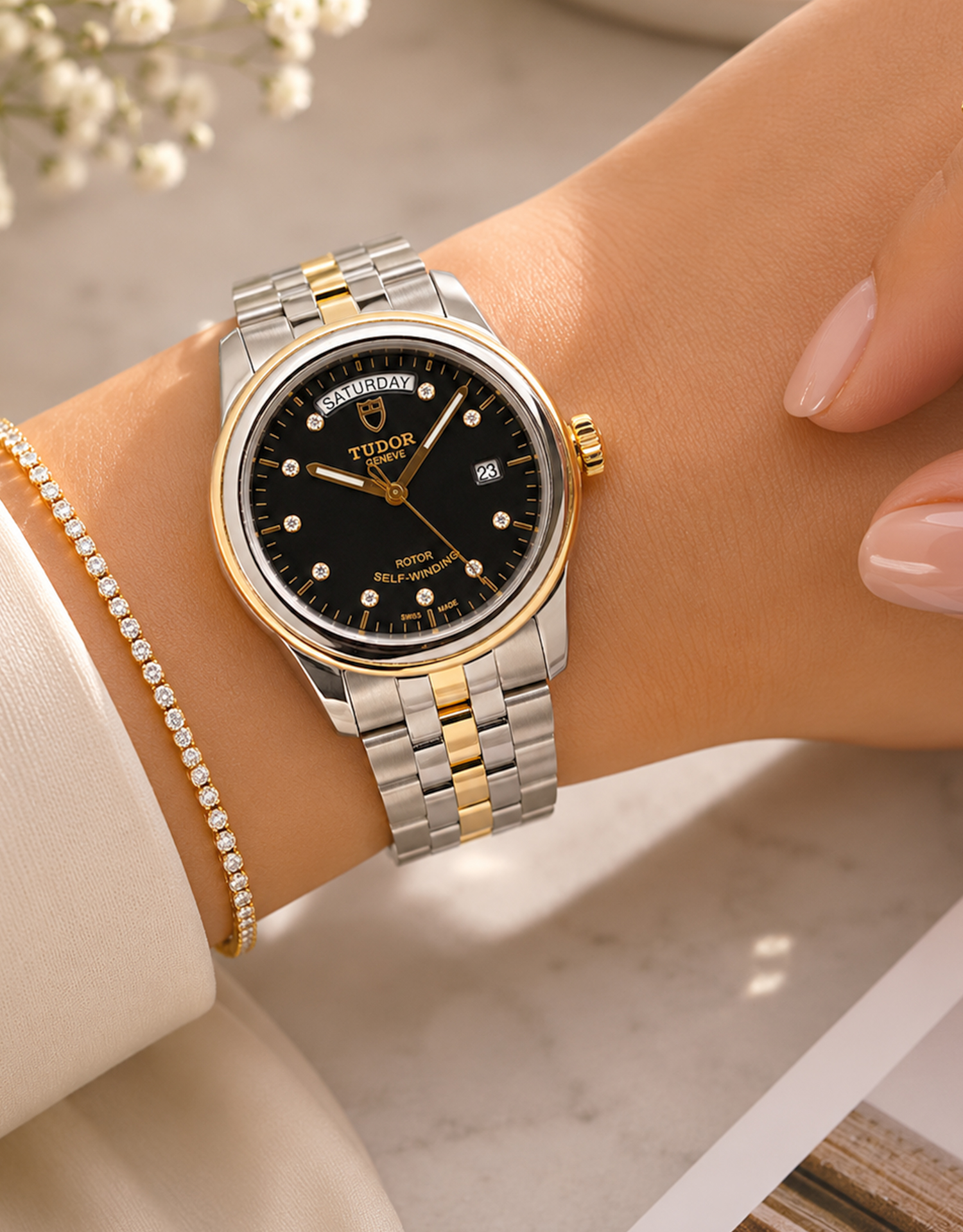 Tudor Glamour Date & Day M56003-0007 Thumbnail 6