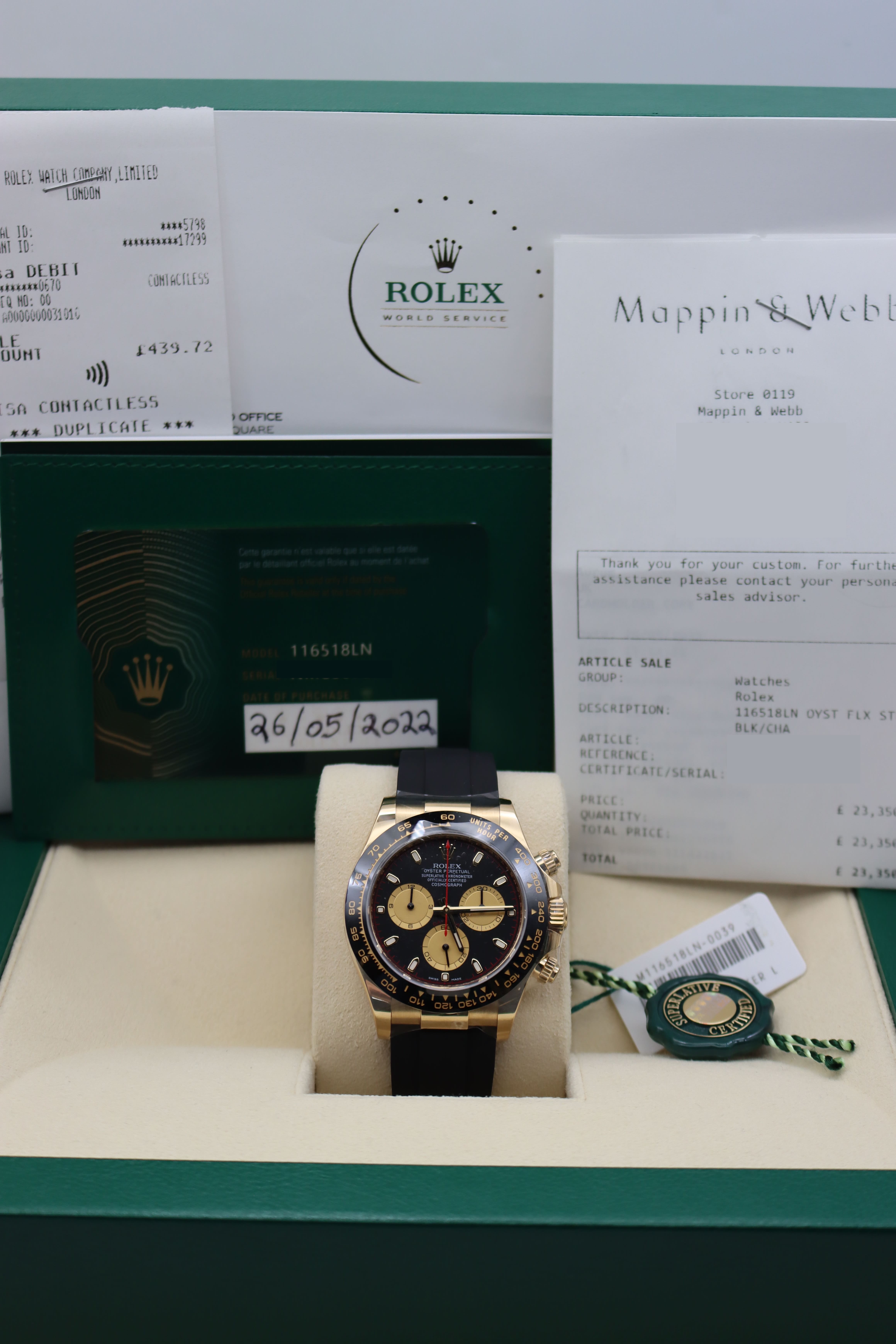 Rolex Daytona 116518 LN Thumbnail 6