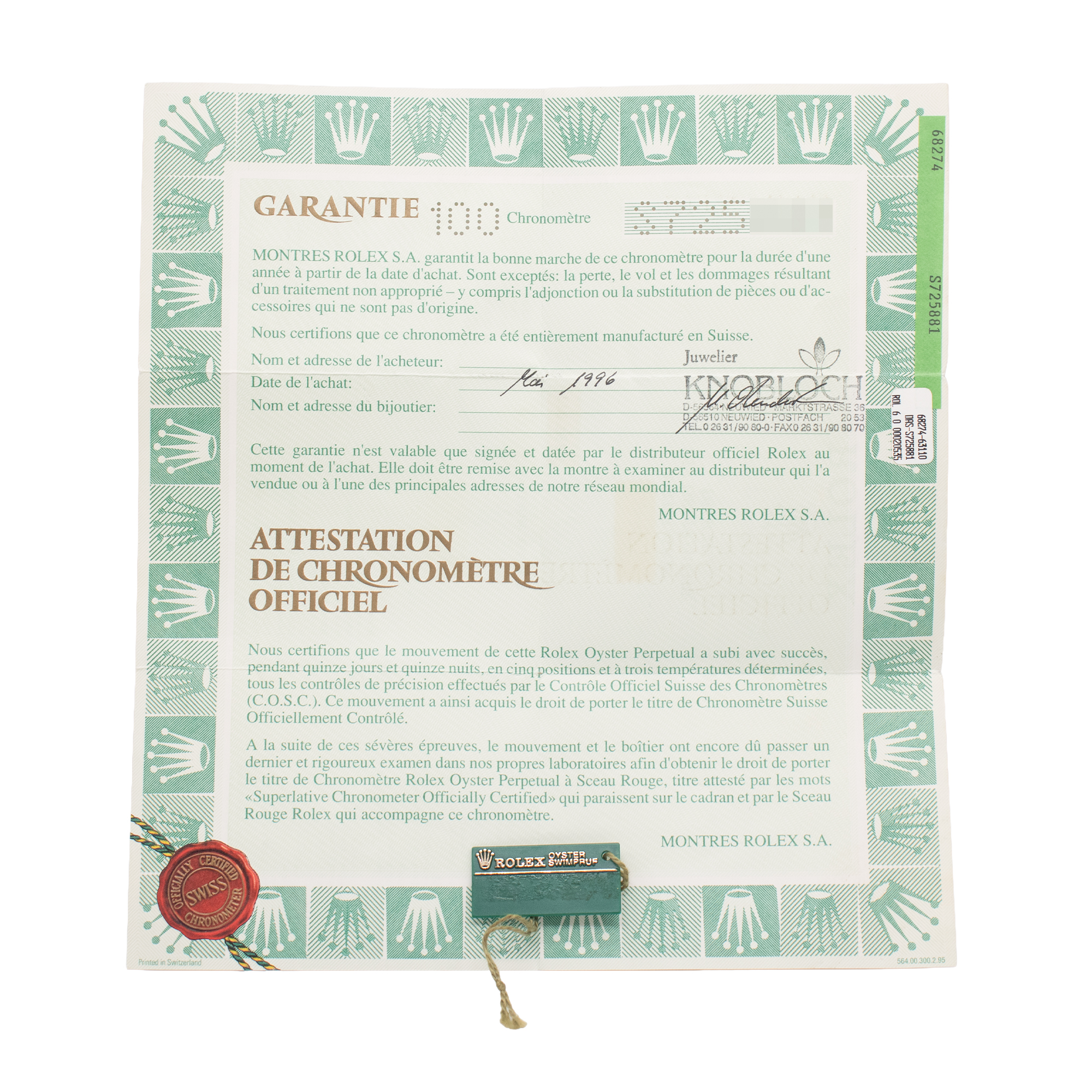 Rolex Mid-Size Datejust 68274 Thumbnail 3