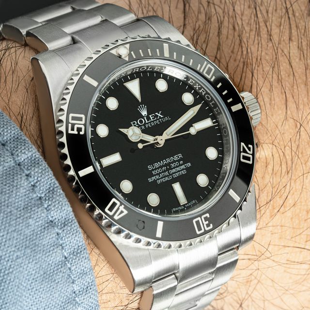Rolex 114060 Rolex Submariner No Date 2015 Rolex Submariner 114060