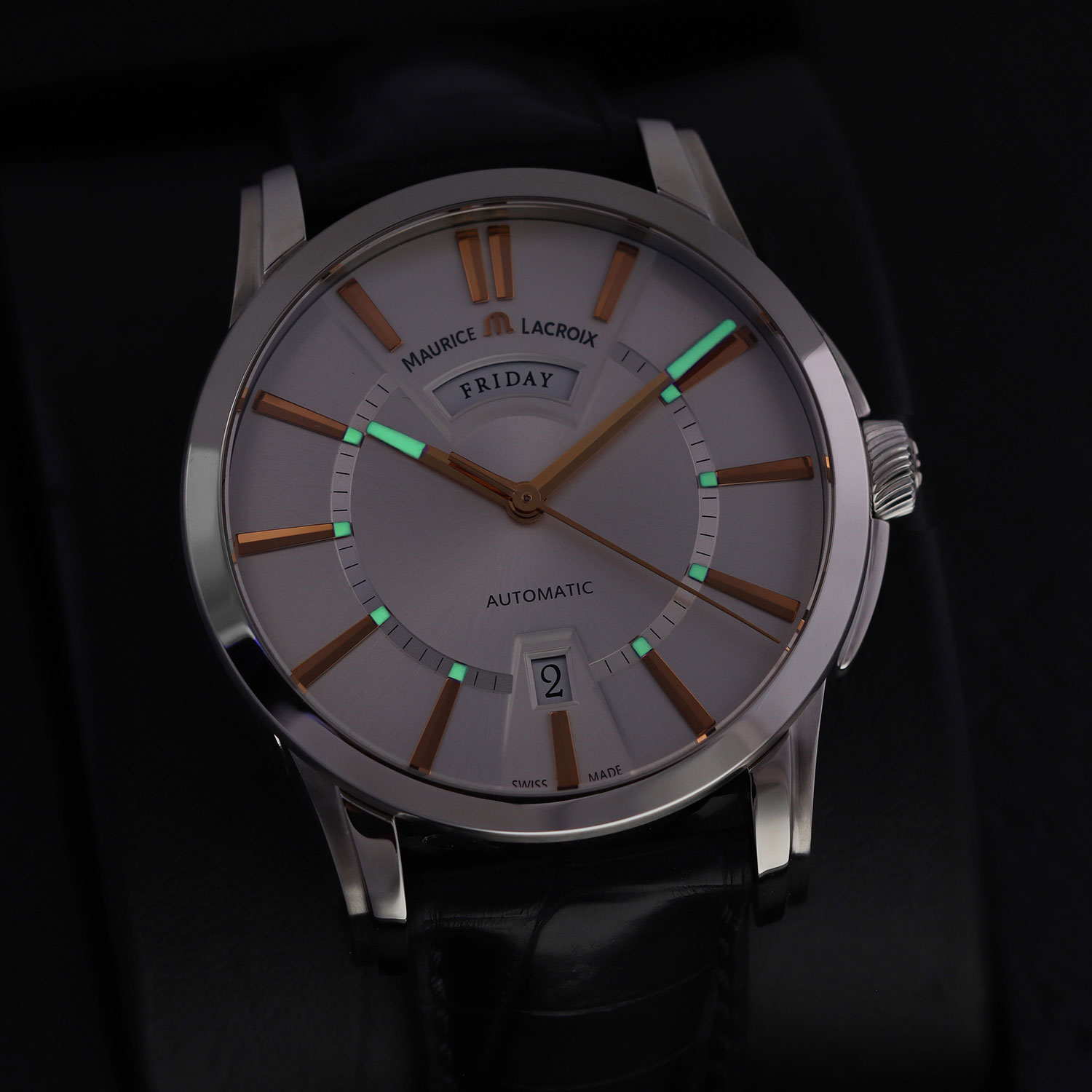 Maurice Lacroix Pontos Day-Date PT6158-SS001-19E Thumbnail 6