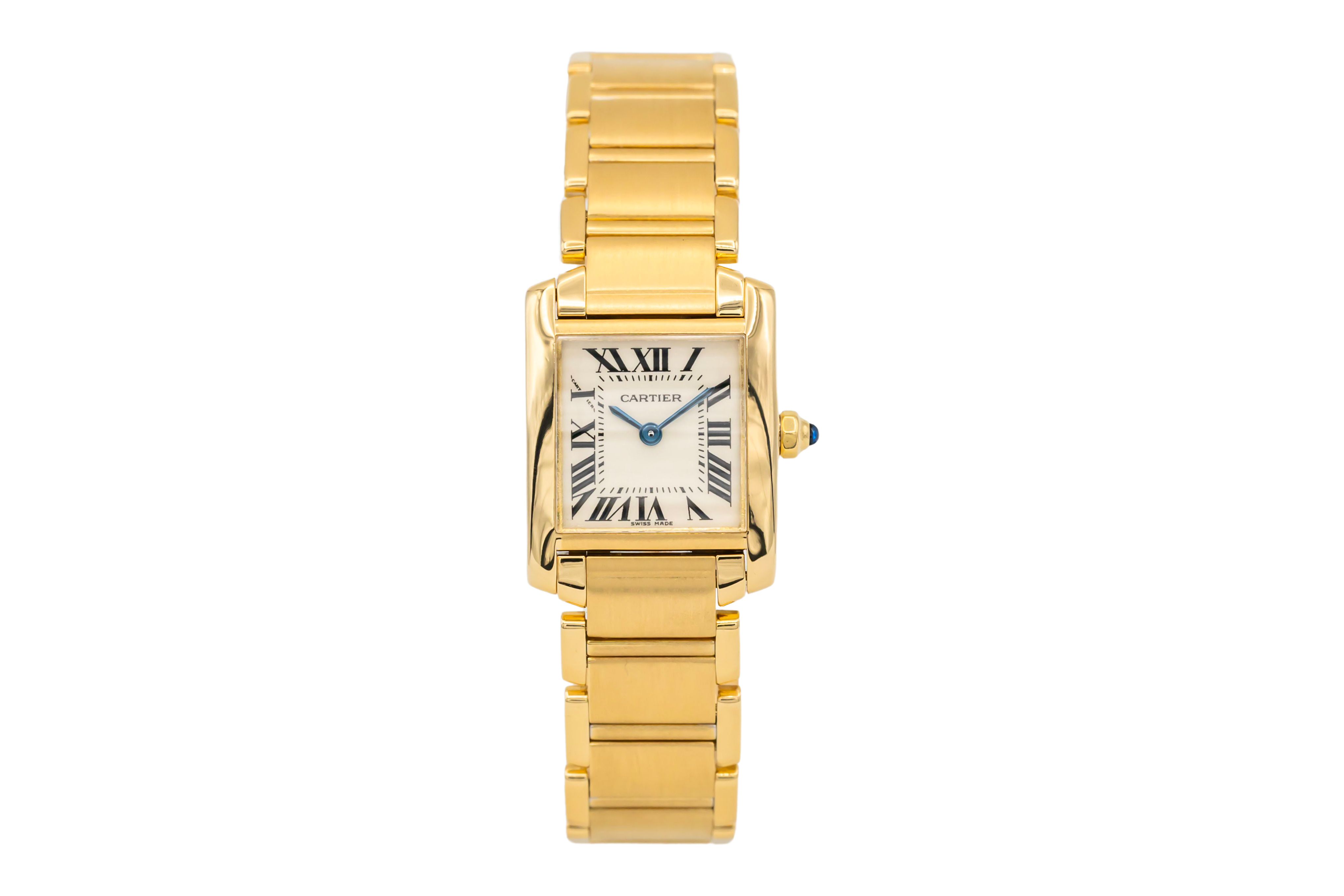 Cartier Tank Francaise Silver Roman Numeral Dial